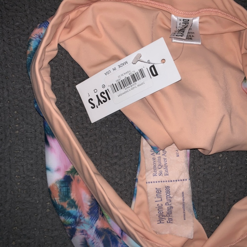 BOTTOM - Dippin daisy bikini palm high waist NWT - Picture 4 of 7